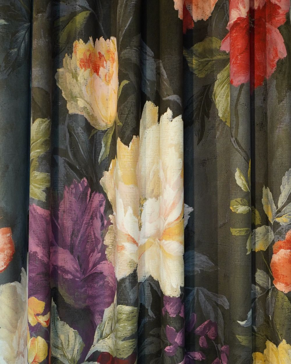 Catifea Floral — Gri